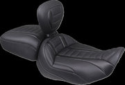 Mustang Deluxe Touring Solo Seat for 2023-2026 Harley-Davidson Black Vinyl Each