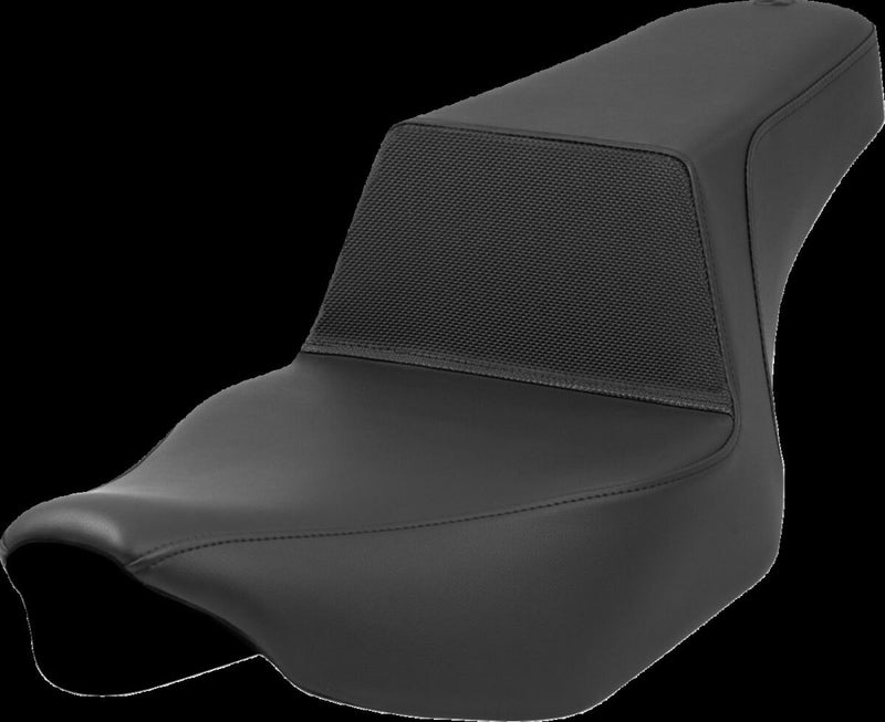 Saddlemen Step-up Seat - Each, Saddlehyde™, 2-Up Seat - Black for Harley-Davidson Touring 2023-2026
