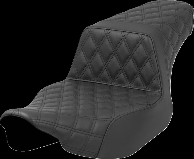 Saddlemen Step-up Seat - Each, Saddlehyde™, 2-Up Seat - Black for Harley-Davidson Touring 2023-2026