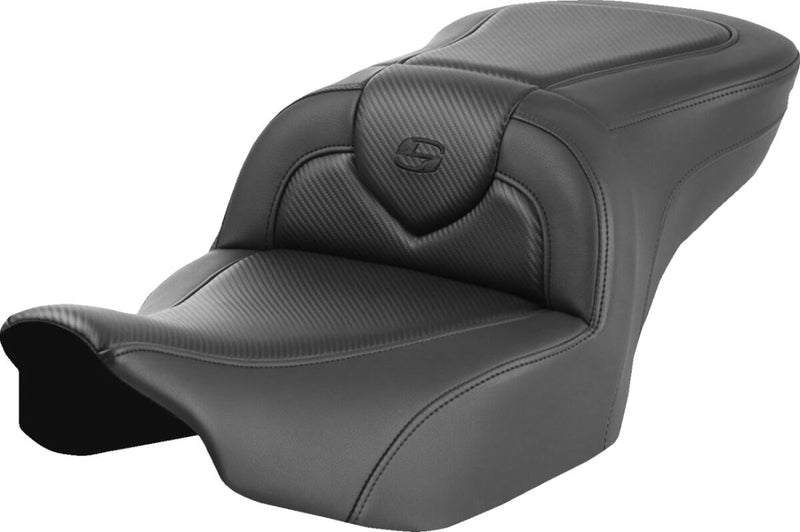 Saddlemen Roadsofa™ Carbon Fiber Seat - Saddlehyde™, Each, One-Piece - Black for Harley-Davidson Touring 2023-2026