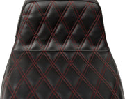Le Pera Tailwhip Seat Black Red 2-Up Seat BikerTec Each