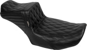 Le Pera Tailwhip Daddy Long Legs Seat for 2023-2026 Harley-Davidson Black 2-Up Seat BikerTec #LV-587DLDD