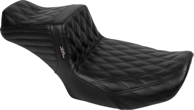 Le Pera Tailwhip Daddy Long Legs Seat for 2023-2026 Harley-Davidson Black 2-Up Seat BikerTec #LV-587DLDD