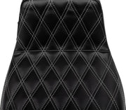 Le Pera Tailwhip Daddy Long Legs Seat Black Grey 2-Up Seat BikerTec Each