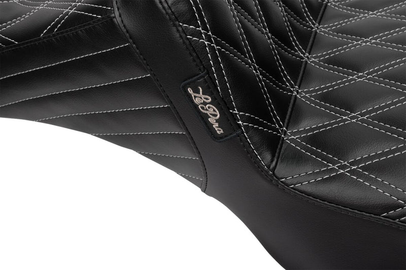 Le Pera Tailwhip Daddy Long Legs Seat Black Grey 2-Up Seat BikerTec Each