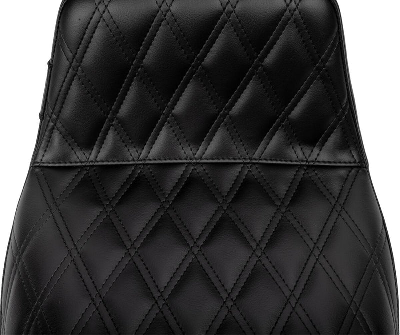 Le Pera Kickflip Seat for 2023-2026 Harley-Davidson Black 2-Up Seat BikerTec Vinyl #LV-597DD