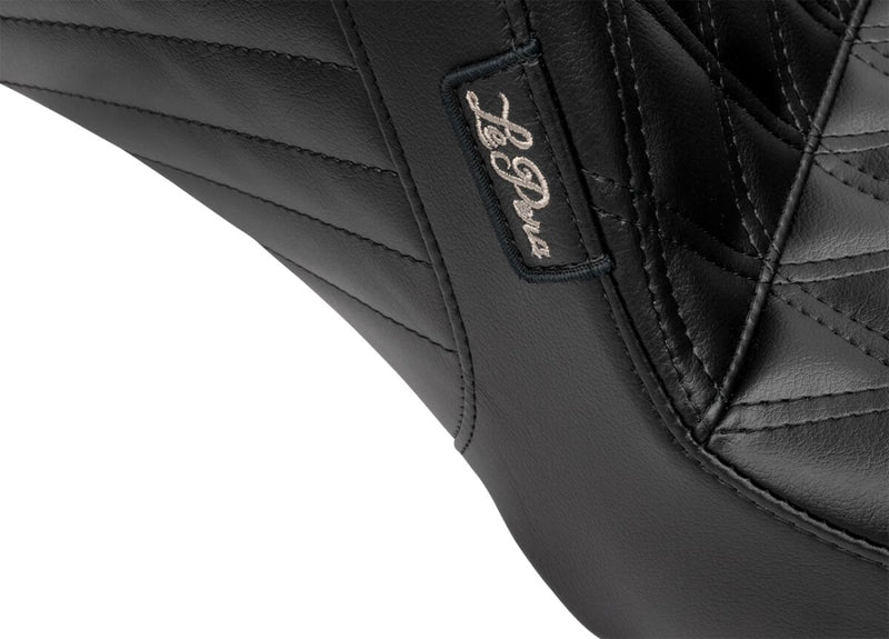 Le Pera Kickflip Seat for 2023-2026 Harley-Davidson Black 2-Up Seat BikerTec Vinyl #LV-597DD