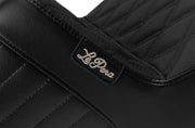 Le Pera Kickflip Seat for 2023-2026 Harley-Davidson Black 2-Up Seat BikerTec Vinyl #LV-597DDGP