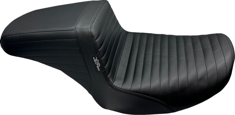 Le Pera Kickflip Seat for 2023-2026 Harley-Davidson Black 2-Up Seat BikerTec Vinyl #LV-597PT