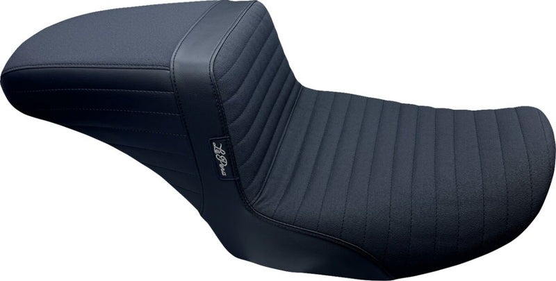 Le Pera Kickflip Seat for 2023-2026 Harley-Davidson Black 2-Up Seat BikerTec Vinyl #LV-597PTGP