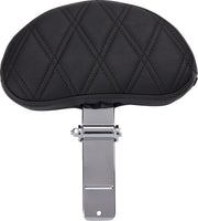 Solo Front Seat with Backrest Option Black Fitment Harley-Davidson #4699A