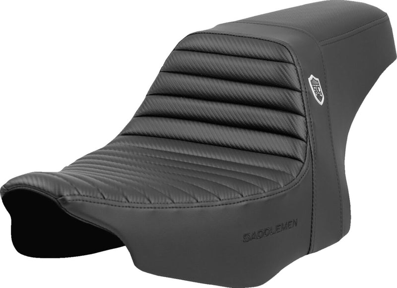 Saddlemen Pro Series SDC Performance Grip Seat - Each, Saddlehyde™, 2-Up Seat - Black for Harley-Davidson Touring 2023-2026