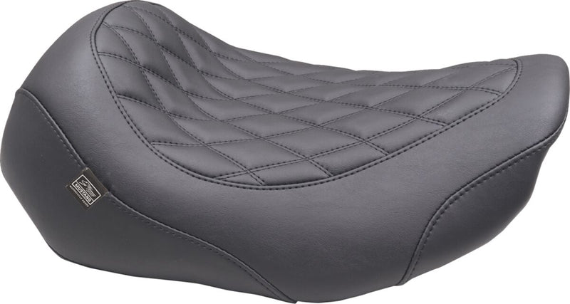 Mustang Wide Tripper™ Solo Seat for 2023-2026 Harley-Davidson Black Polyurethane Vinyl #89503