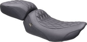 Mustang Wide Tripper™ Solo Seat for 2023-2026 Harley-Davidson Black Polyurethane Vinyl #89503
