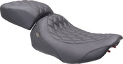 Mustang Wide Tripper™ Solo Seat for 2023-2026 Harley-Davidson Black Polyurethane Vinyl #89503
