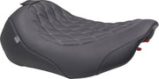 Mustang Wide Tripper™ Solo Seat for 2023-2026 Harley-Davidson Black Grey Polyurethane Vinyl Each