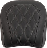 Mustang Wide Tripper™ Passenger Seat for 2023-2026 Harley-Davidson Black Grey Polyurethane Vinyl #88511GM