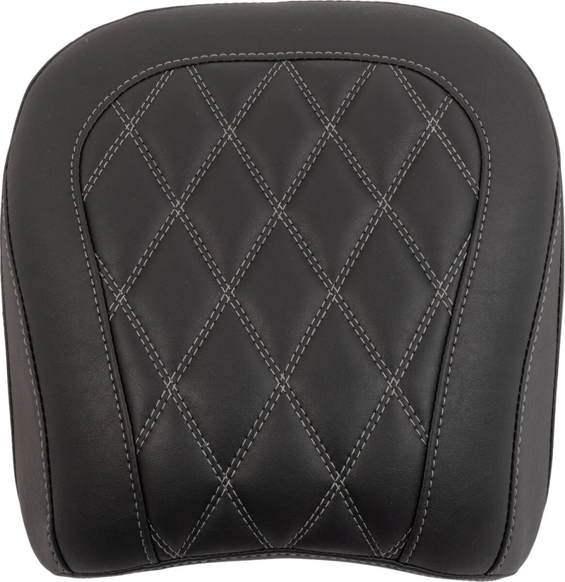 Mustang Wide Tripper™ Passenger Seat for 2023-2026 Harley-Davidson Black Grey Polyurethane Vinyl #88511GM