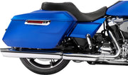 Drag Specialties Seats Freedom Touring Seat for 2023-2025 Harley-Davidson Black Silver 2-Up Seat Vinyl Each