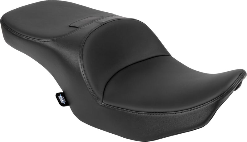 Drag Specialties Seats Freedom Touring Seat for 2023-2025 Harley-Davidson Black 2-Up Seat Leather Vinyl #4711E