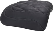 Mustang Padded Passenger Seat Cowl for 2023-2026 Harley-Davidson Black Grey #88611GM