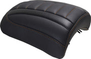 Mustang Padded Passenger Seat Cowl for 2023-2026 Harley-Davidson Black Orange Deluxe #88610MO