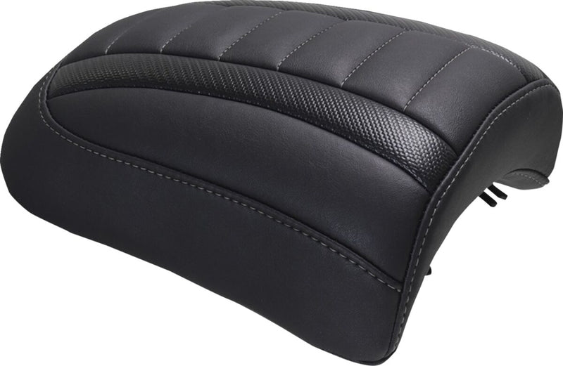 Mustang Padded Passenger Seat Cowl for 2023-2026 Harley-Davidson Black Grey Deluxe #88610GM