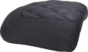 Mustang Padded Passenger Seat Cowl for 2023-2026 Harley-Davidson Black Blue Deluxe