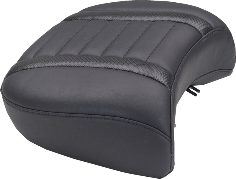 Mustang Wide Deluxe Touring Passenger Seat for 2023-2026 Harley-Davidson Black