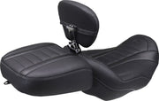 Mustang Wide Deluxe Touring Passenger Seat for 2023-2026 Harley-Davidson Black Grey #88420GM