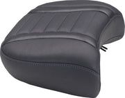 Mustang Wide Deluxe Touring Passenger Seat for 2023-2026 Harley-Davidson Black Blue