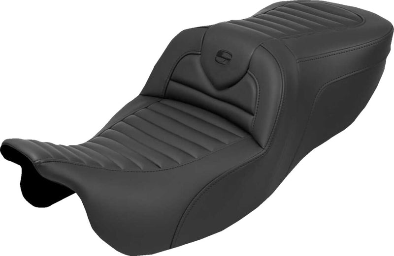 Saddlemen RoadSofa™ Seat for 2015-2025 Harley-Davidson Black 2-Up Seat Saddlehyde™ #815-07-20200