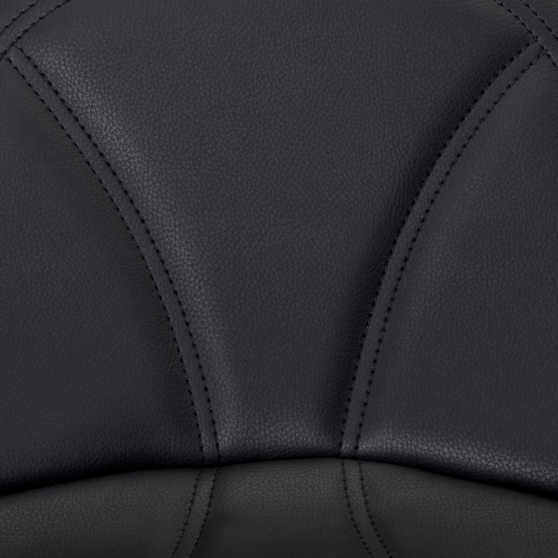 Saddlemen SaddleHyde King Seat w/o Driver Backrest for 2000-2007 Harley-Davidson Softail Deuce Motorcycles Black #825HFJ