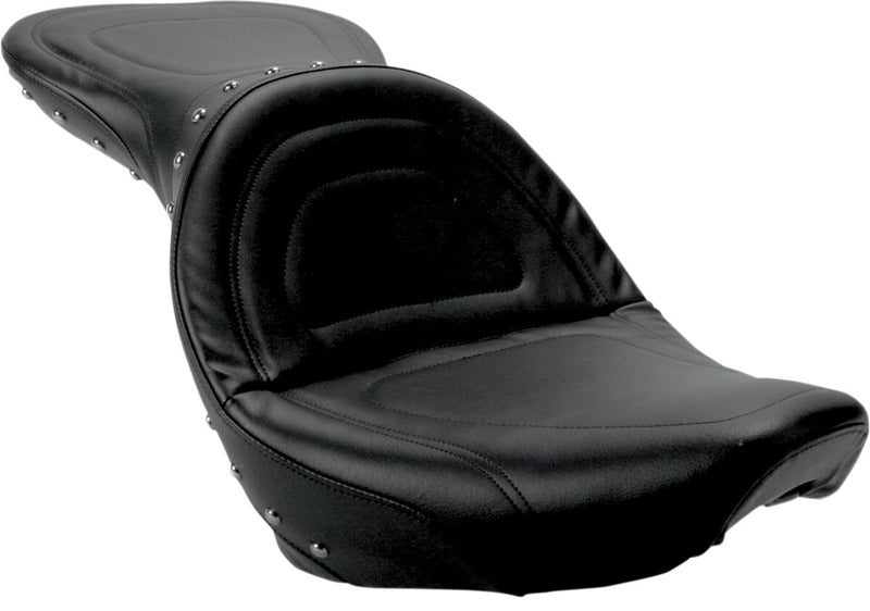 Saddlemen Explorer Special Seat w/o Backrest for 1984-1999 Harley-Davidson Softail Motorcycles Black| Chrome