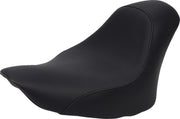 Saddlemen 13 in. Wide SaddleHyde Renegade Deluxe Solo Seat w/o Studs for 2006-2016 Harley-Davidson Softail Motorcycles Black