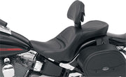 Saddlemen Explorer Seat w/Driver Backrest for 2006-2016 Harley-Davidson Softail Motorcycles Black #806-12-030