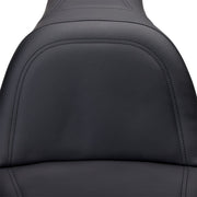 Saddlemen SaddleHyde King Seat w/o Driver Backrest for 2006-2016 Harley-Davidson Softail Motorcycles Black #806-12-052