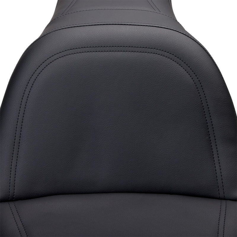Saddlemen SaddleHyde King Seat w/o Driver Backrest for 2006-2016 Harley-Davidson Softail Motorcycles Black #806-12-052