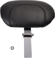 Mustang Wide Solo Seat with Removable Backrest Black Leather Vinyl Each
