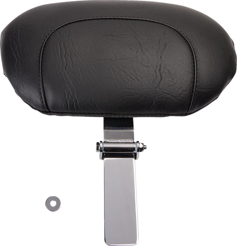 Mustang Wide Solo Seat with Removable Backrest Black Leather Vinyl Each