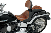 Saddlemen Lariat Solo Seat for 2006-2016 Harley-Davidson Softail Motorcycles Brown #806-12-0041B