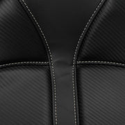 Saddlemen SaddleHyde GC-Style Dominator Solo Seat w/ Backrest Option for 2001-2004,2006-2016 Harley-Davidson Softail Motorcycles Black #806-12-0042