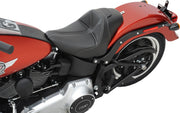 Saddlemen SaddleHyde GC-Style Dominator Solo Seat w/ Backrest Option for 2001-2004,2006-2016 Harley-Davidson Softail Motorcycles