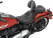 Saddlemen SaddleHyde GC-Style Dominator Solo Seat w/ Backrest Option for 2001-2004,2006-2016 Harley-Davidson Softail Motorcycles