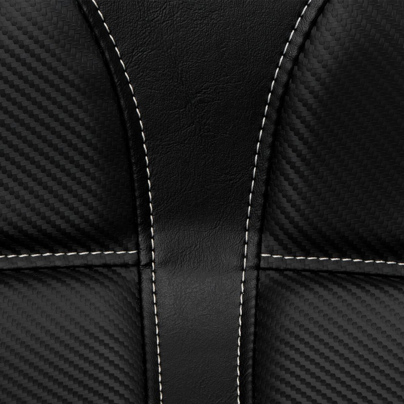 Saddlemen SaddleHyde GC-Style Dominator Solo Seat w/ Backrest Option for 2001-2016 Harley-Davidson Heritage Softail and 2006-2017 Harley-Davidson Softail Deluxe Motorcycles Black #806-15-0042