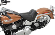 Saddlemen SaddleHyde GC-Style Dominator Solo Seat w/ Backrest Option for 2001-2016 Harley-Davidson Heritage Softail and 2006-2017 Harley-Davidson Softail Deluxe Motorcycles