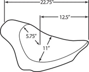 Drag Specialties EZ-On Mount Solo Seat #0802-0804