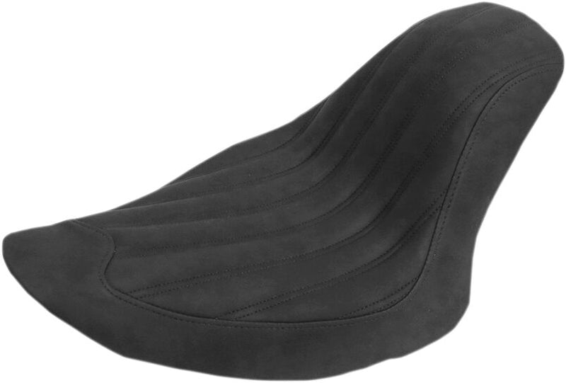Saddlemen Black Knuckle Solo Seat for 2006-2016 Harley-Davidson Softail Motorcycles