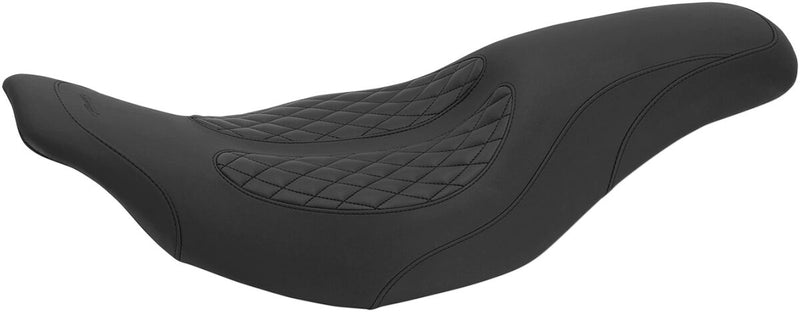 Mustang Dave Perewitz Signature Series Fastback 2-Up Seat Black Vinyl #76983