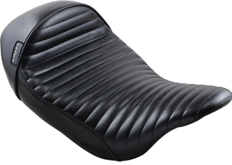 Le Pera Stubs Cafe Seat Black Solo Seat Vinyl #LK-427PT